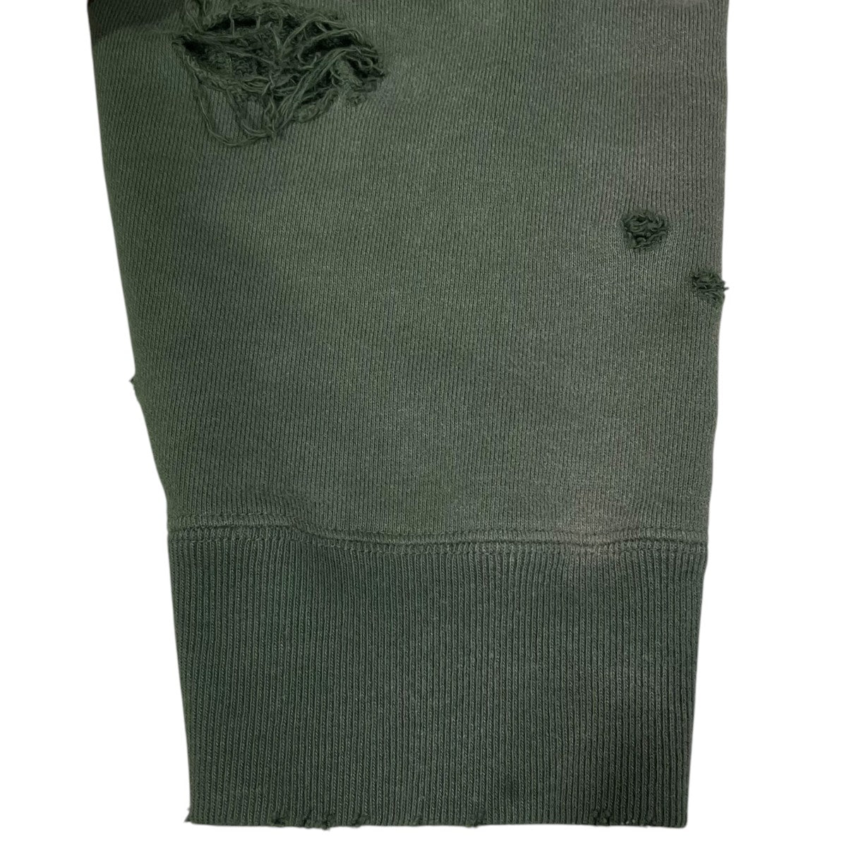 25SS ダメージ加工プルオーバーパーカー Darts Sweat Hoody - French Terry ダーツ スウェットフーディー フレンチテリー QV367