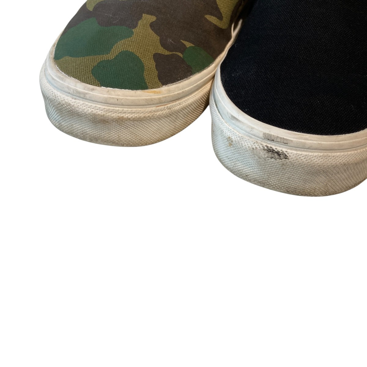 VANS CLASSIC SLIP-ON (MISMATCH) ZEBRA／CAMOスリッポンVN0A4U38WS8 古着・中古-7枚目のアイテム画像