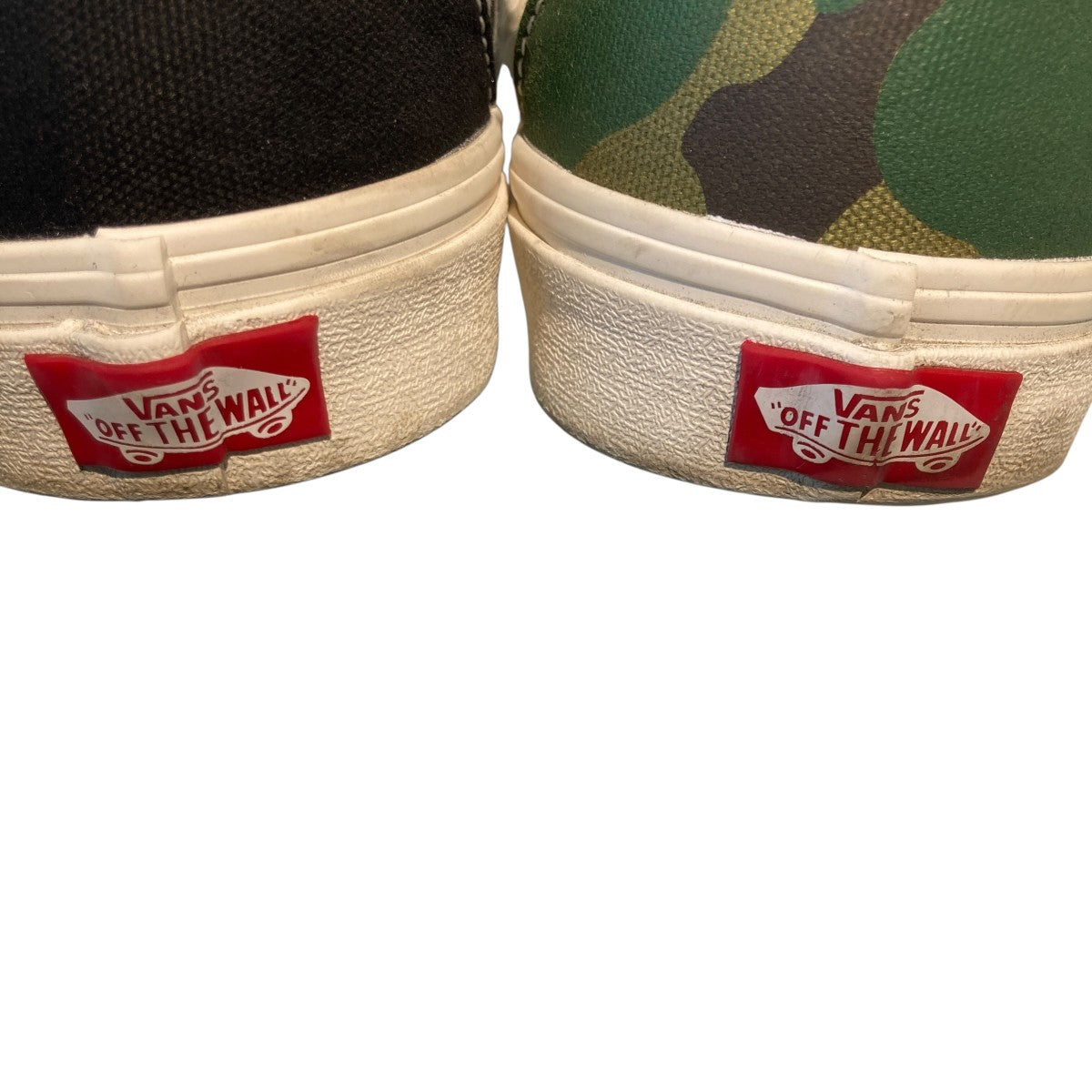 VANS CLASSIC SLIP-ON (MISMATCH) ZEBRA／CAMOスリッポンVN0A4U38WS8 古着・中古-8枚目のアイテム画像