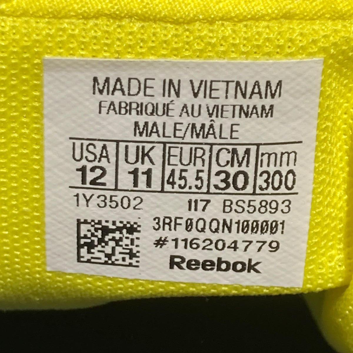 REEBOK ローカットスニーカーBS5893 古着・中古-6枚目のアイテム画像