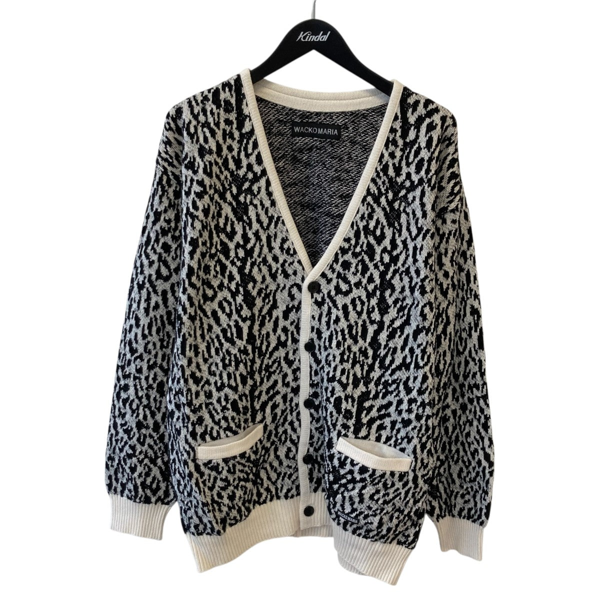 26SSLEOPARD JACQUARD CARDIGAN厚手カーディガン26SS-WMK-KN14