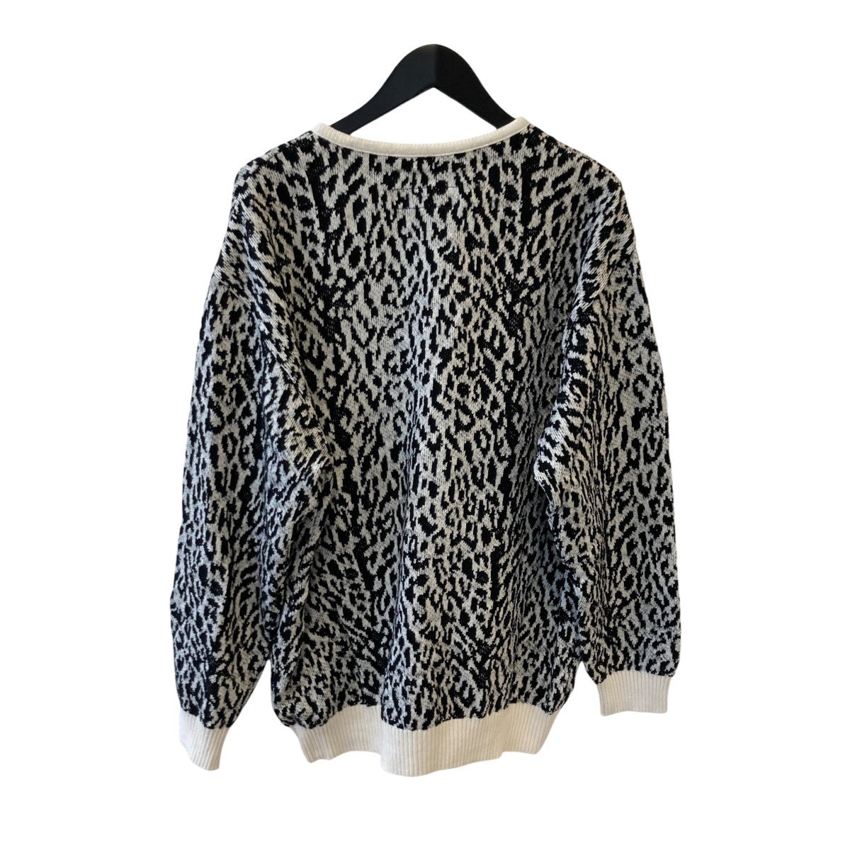 26SSLEOPARD JACQUARD CARDIGAN厚手カーディガン26SS-WMK-KN14