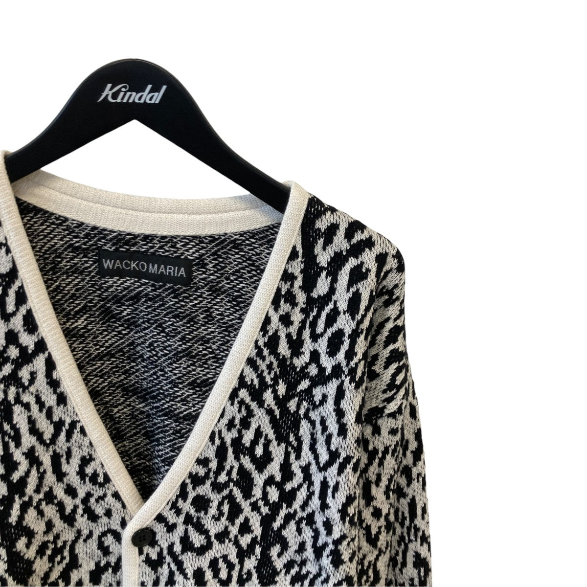 26SSLEOPARD JACQUARD CARDIGAN厚手カーディガン26SS-WMK-KN14