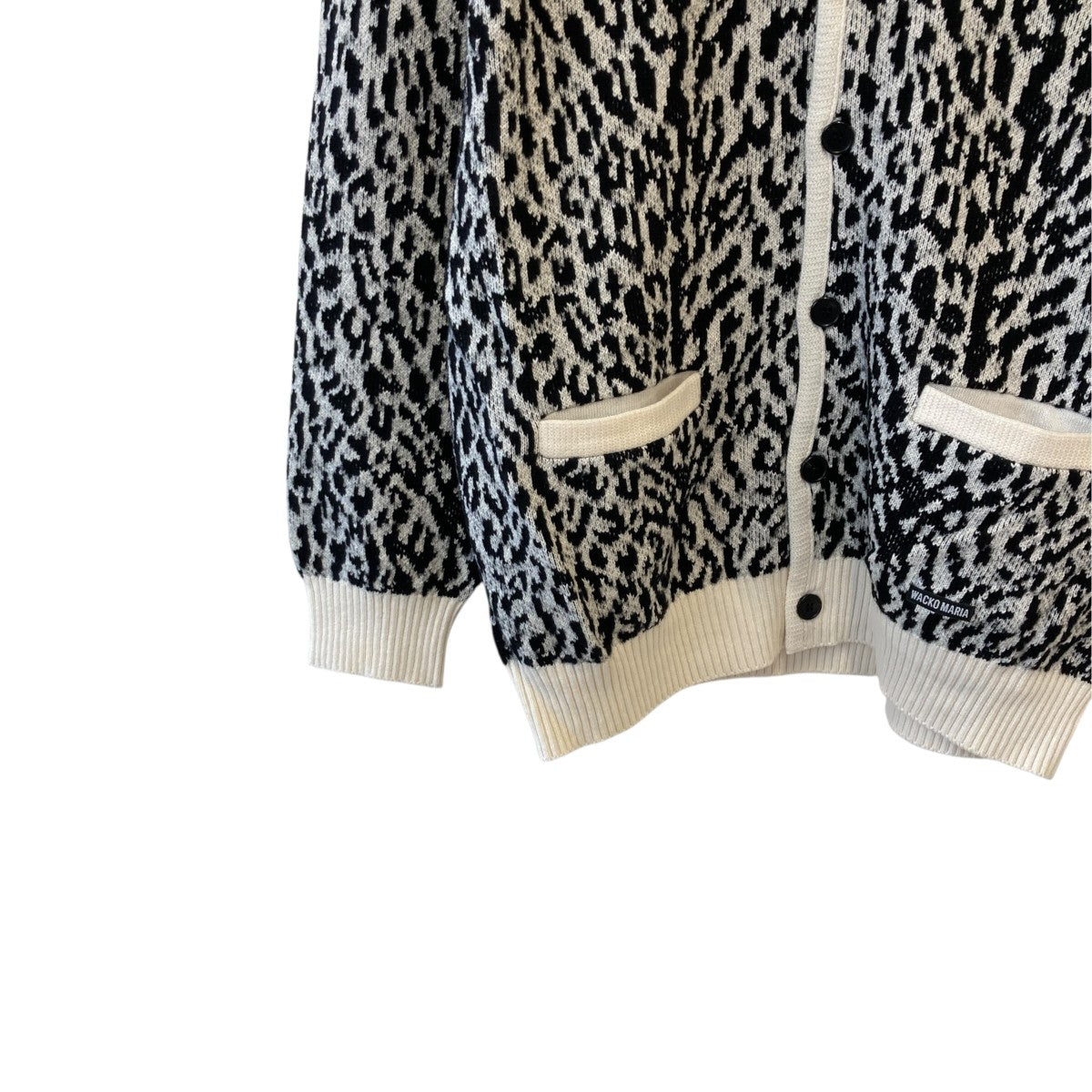 26SSLEOPARD JACQUARD CARDIGAN厚手カーディガン26SS-WMK-KN14