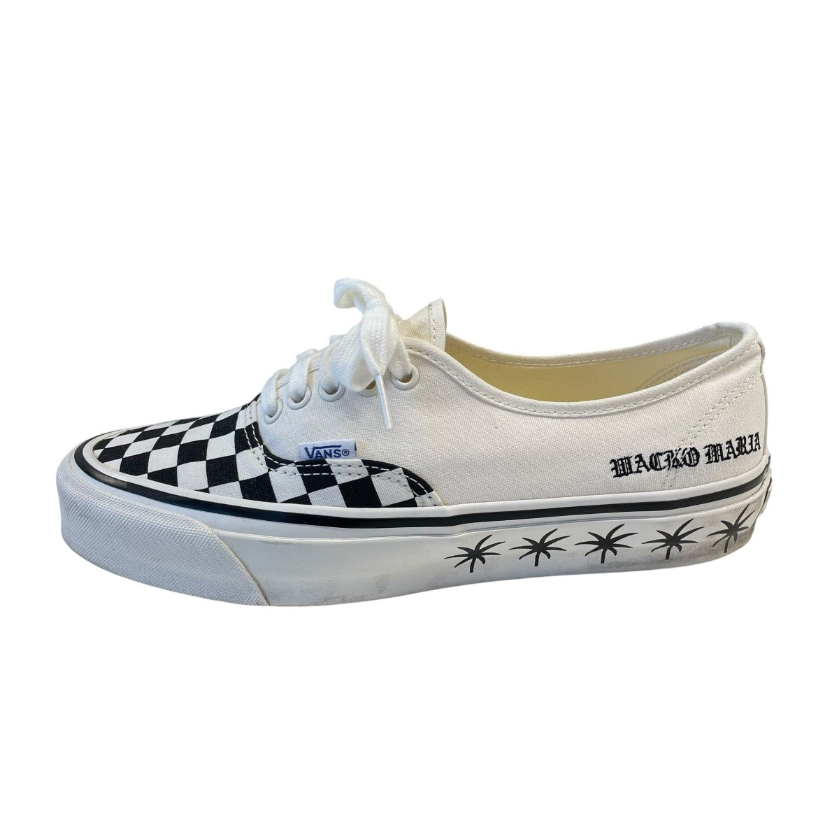 WACKO MARIA×VANS Checkerboard Snow WhiteローカットスニーカーVN000D9NCKB 古着・中古-2枚目のアイテム画像
