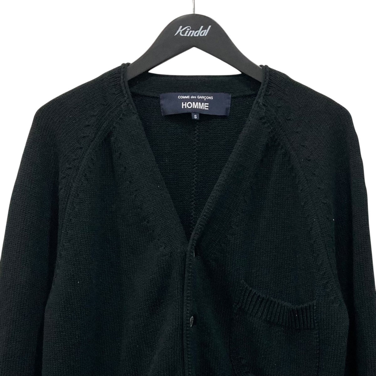 COMME des GARCONS HOMME ニットカーディガンHPN001 古着・中古-2枚目のアイテム画像