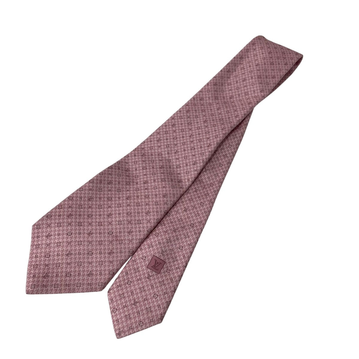 LOUIS VUITTON クラヴァットモノグラムピエドゥプールモノグラム柄ネクタイM75924 古着・中古-1枚目のアイテム画像