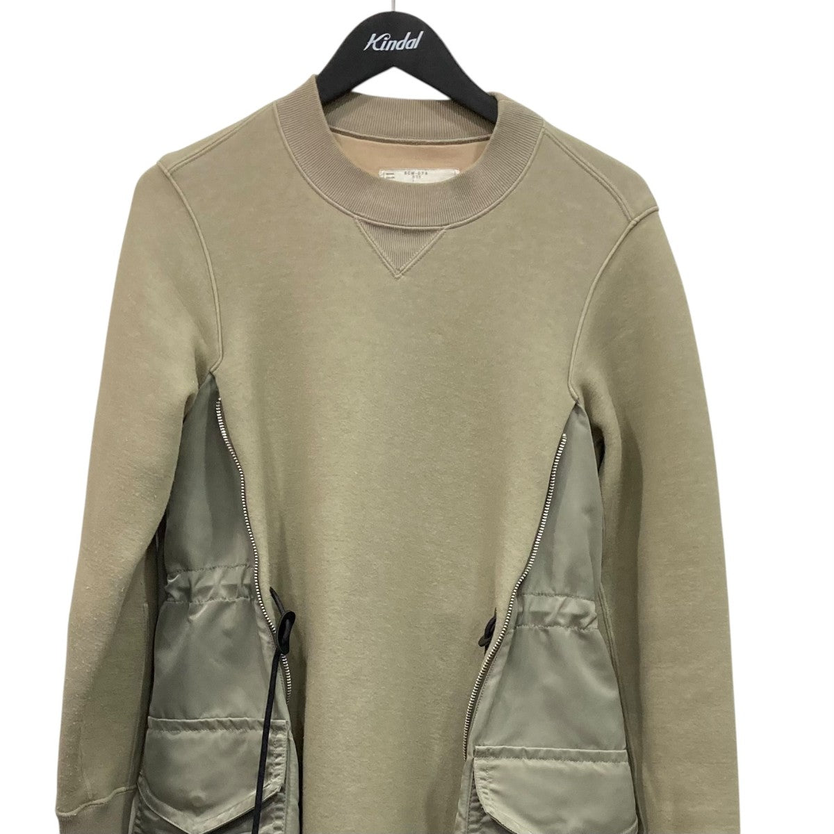 sacai 長袖ワンピースSCW078 古着・中古-2枚目のアイテム画像