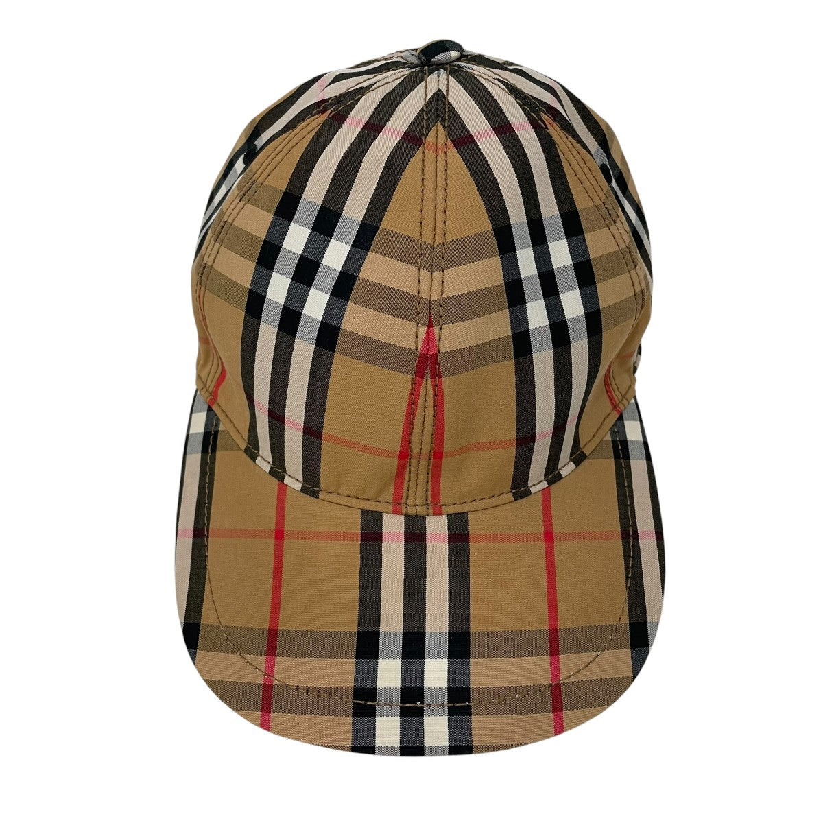 BURBERRY チェックキャップ8006119 古着・中古-2枚目のアイテム画像