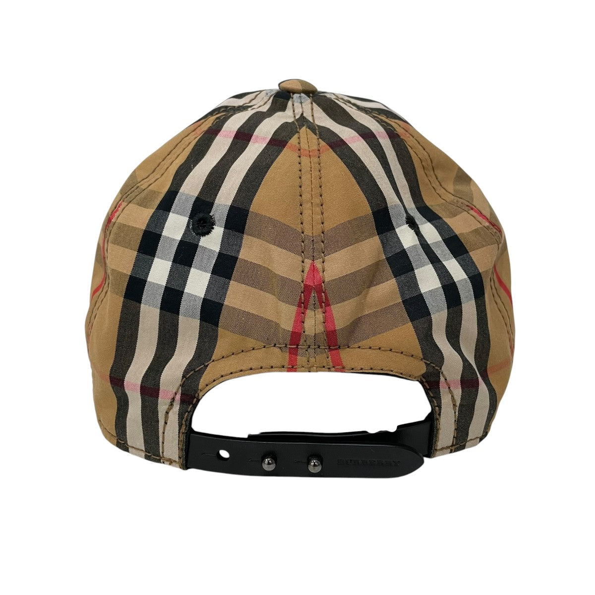 BURBERRY チェックキャップ8006119 古着・中古-4枚目のアイテム画像