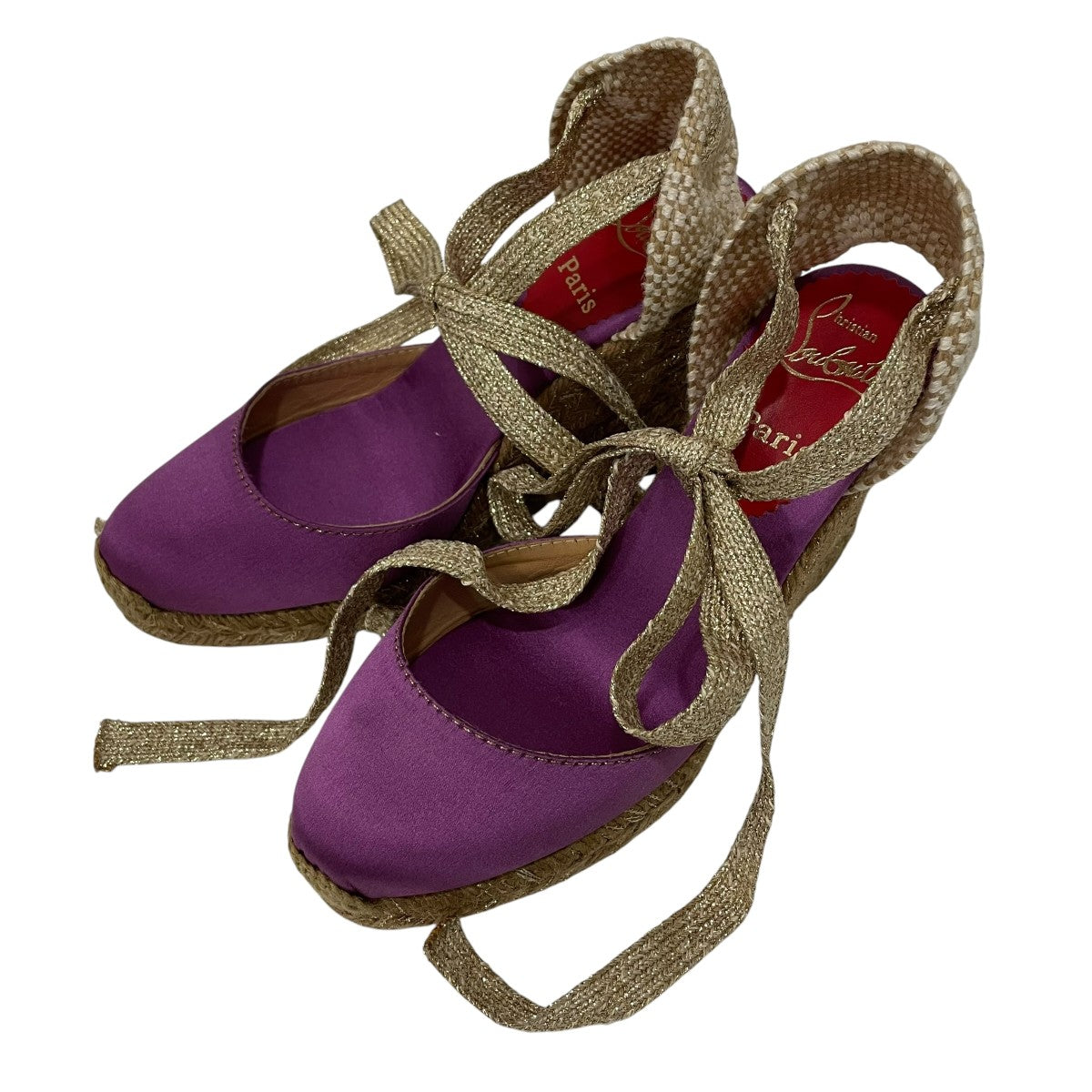 Christian Louboutin ウェッジソールサンダル 古着・中古-1枚目のアイテム画像