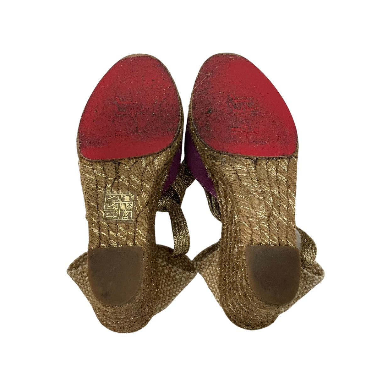 Christian Louboutin ウェッジソールサンダル 古着・中古-7枚目のアイテム画像