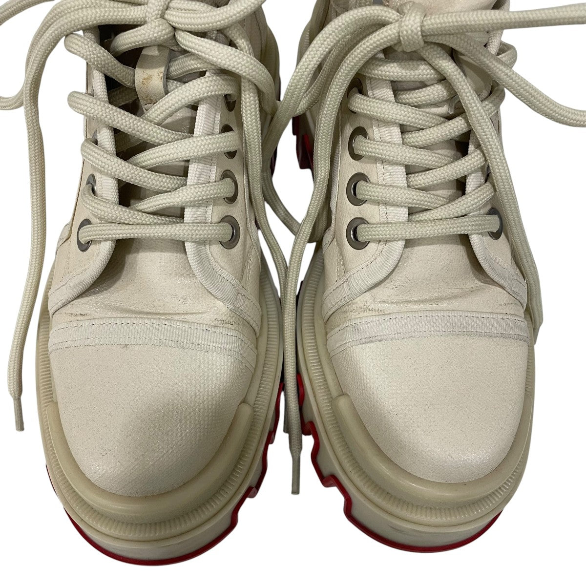 Christian Louboutin 編み上げブーツ 古着・中古-3枚目のアイテム画像