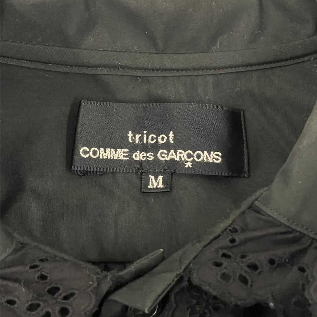 tricot COMME des GARCONS 長袖ブラウスTFB010 古着・中古-7枚目のアイテム画像