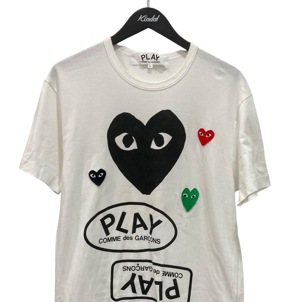 PLAY COMME des GARCONS 半袖カットソー 古着・中古-2枚目のアイテム画像