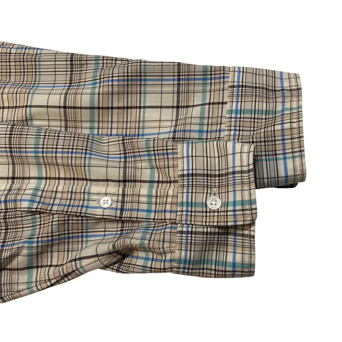 AURALEE SUPER LIGHT WOOL CHECK SHIRTSチェックチェックシャツA9SS01LC 古着・中古-4枚目のアイテム画像