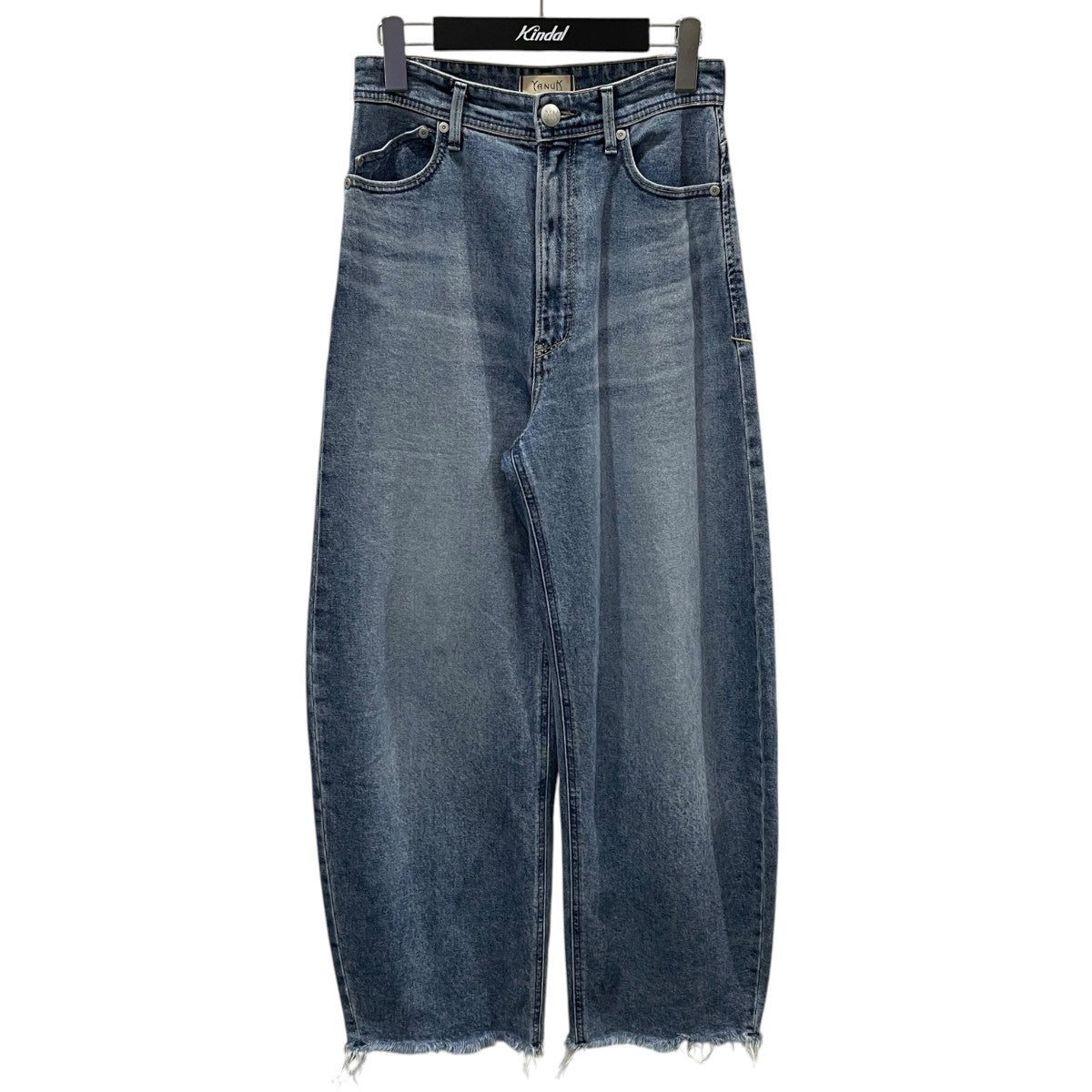カットオフカーブテーパードデニムパンツ LAURA ローラ 57141314