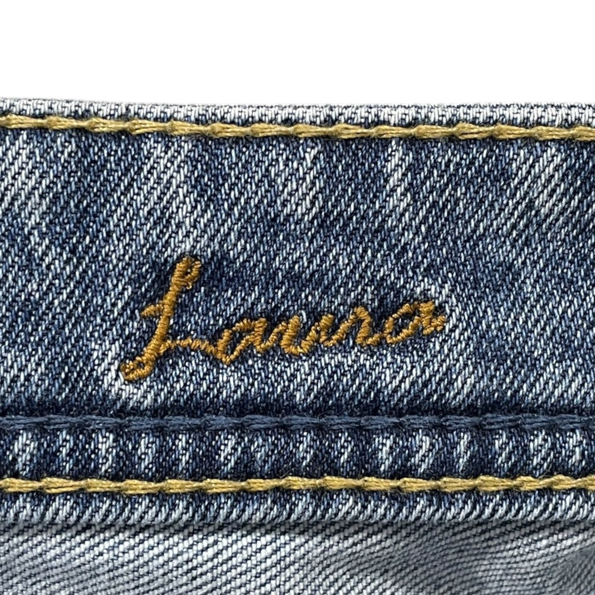 カットオフカーブテーパードデニムパンツ LAURA ローラ 57141314
