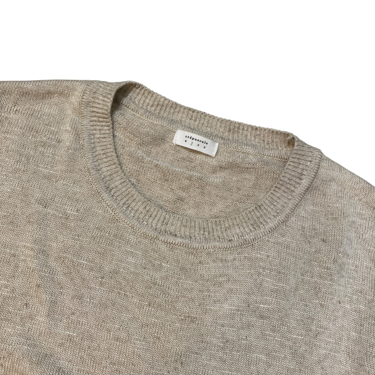 26SSRayon Linen P Oニット2601-009