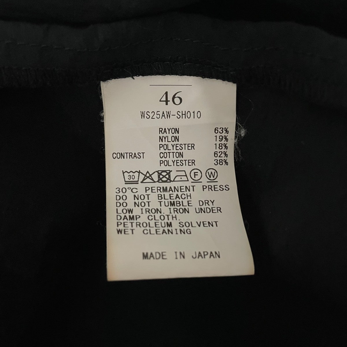 DINNER SHIRT長袖シャツWS25AWSH010