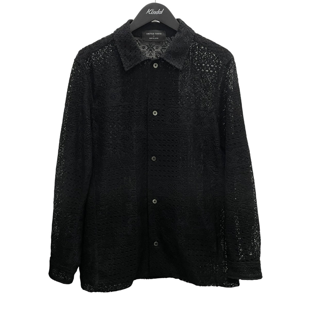 UNITED TOKYO パッチワークレースシャツ L S長袖シャツ134400007 古着・中古-1枚目のアイテム画像