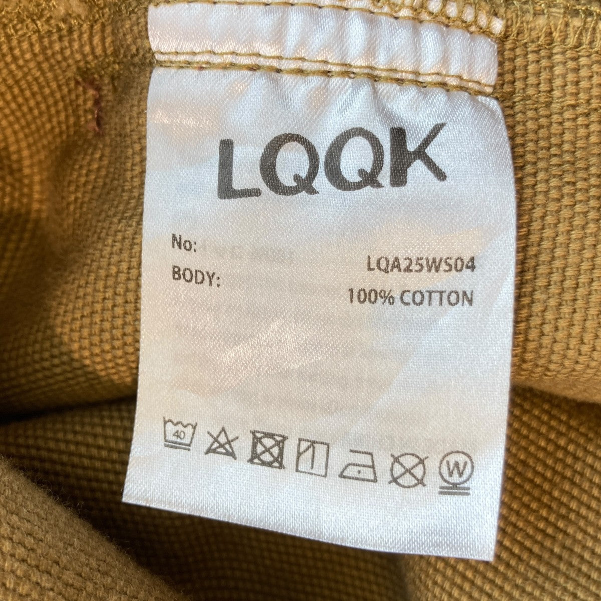 ハーフジップ シャツジャケットLQA25WS04
