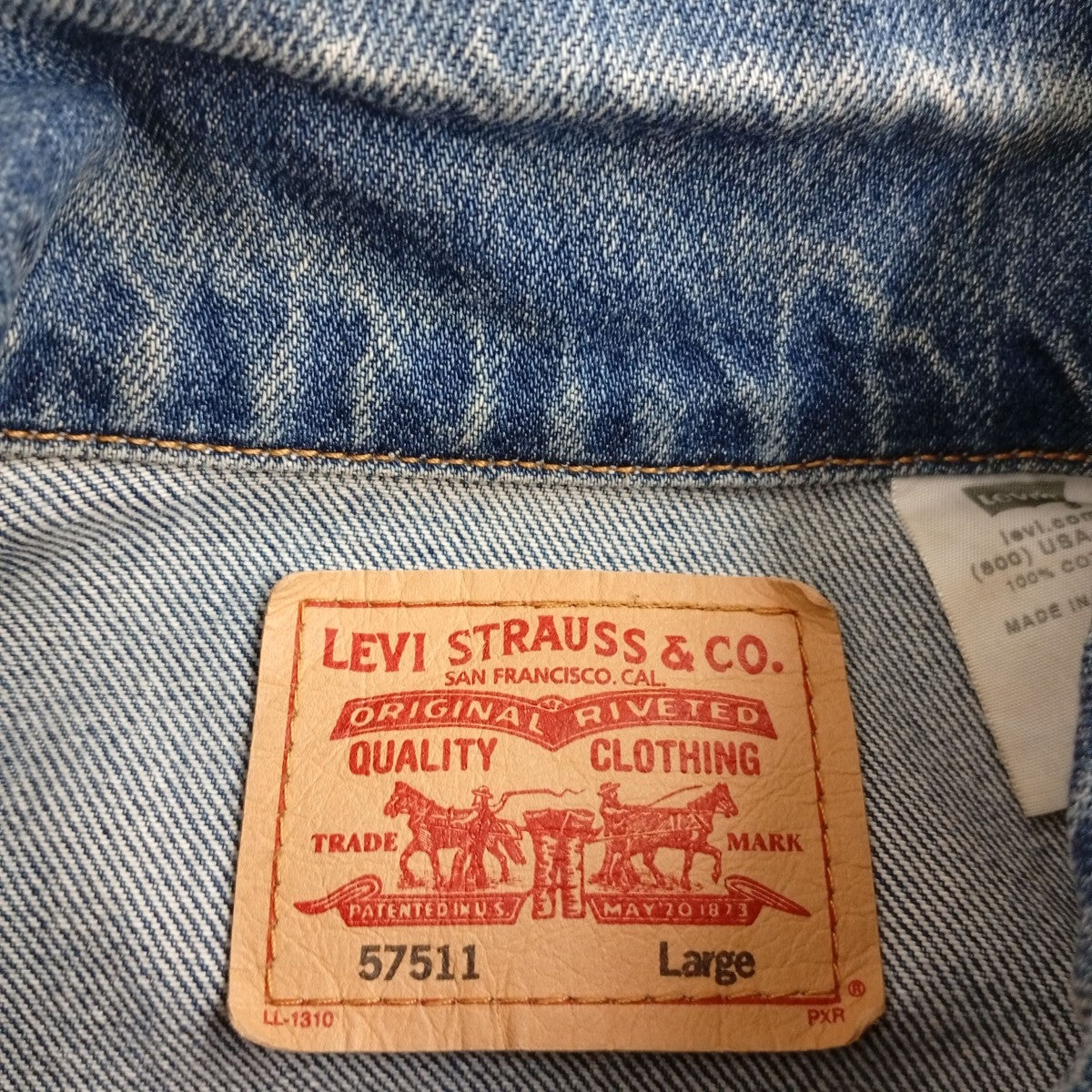 LEVI’S デニムジャケット57511 古着・中古-3枚目のアイテム画像