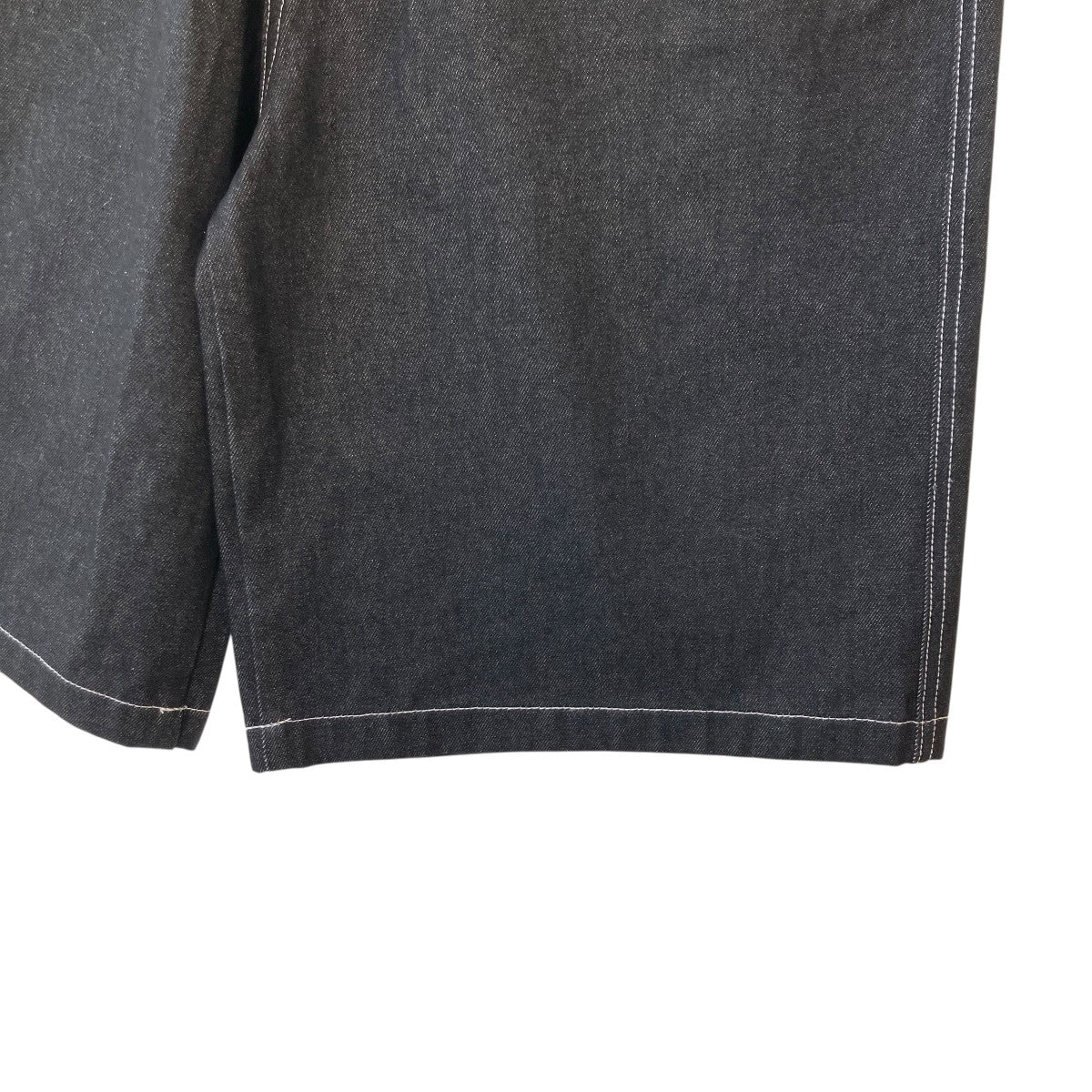 Denim Jorts In Nightワイドデニムショートパンツ
