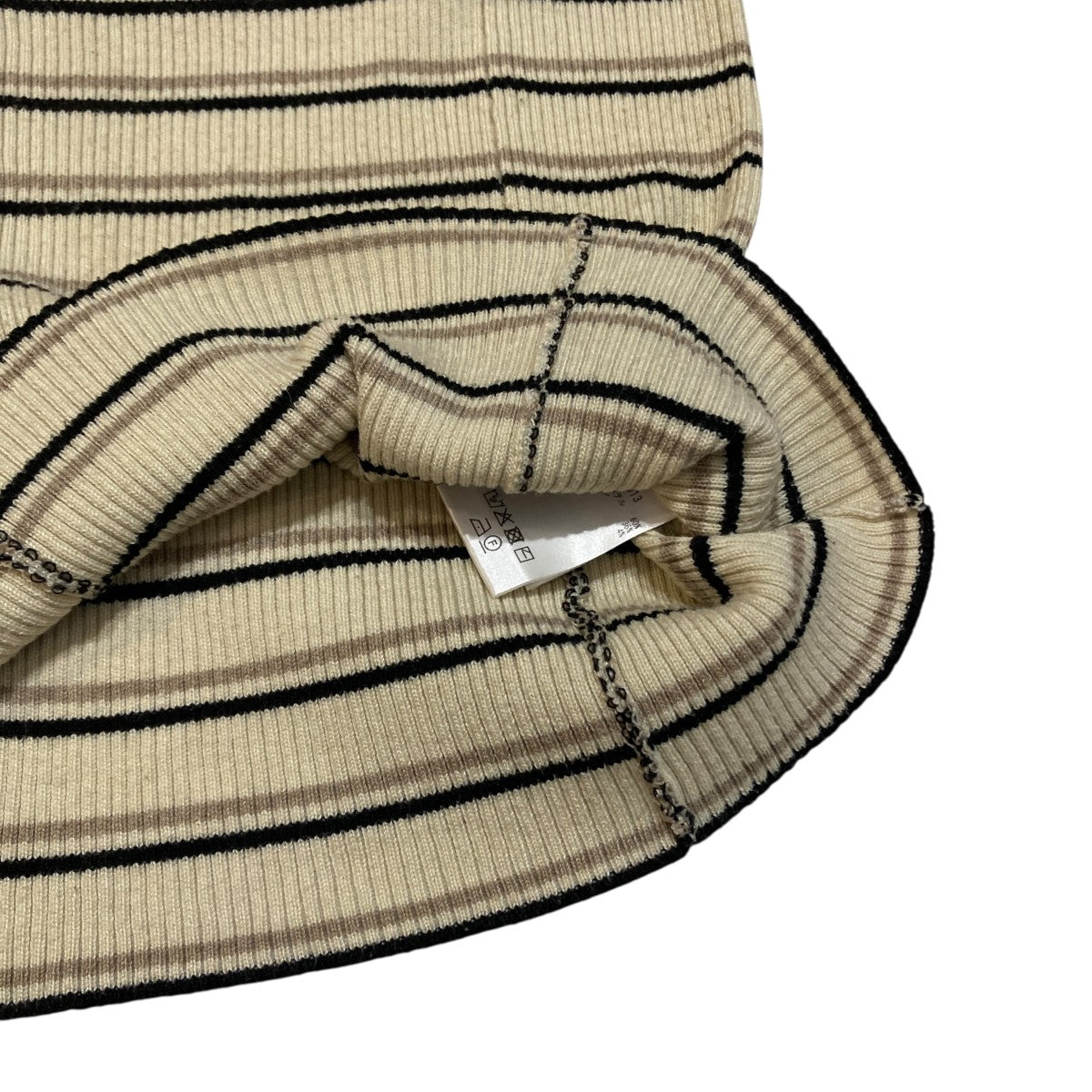 CLANE FRILL SLEEVE KNIT TOPSニット10106-2013 古着・中古-6枚目のアイテム画像