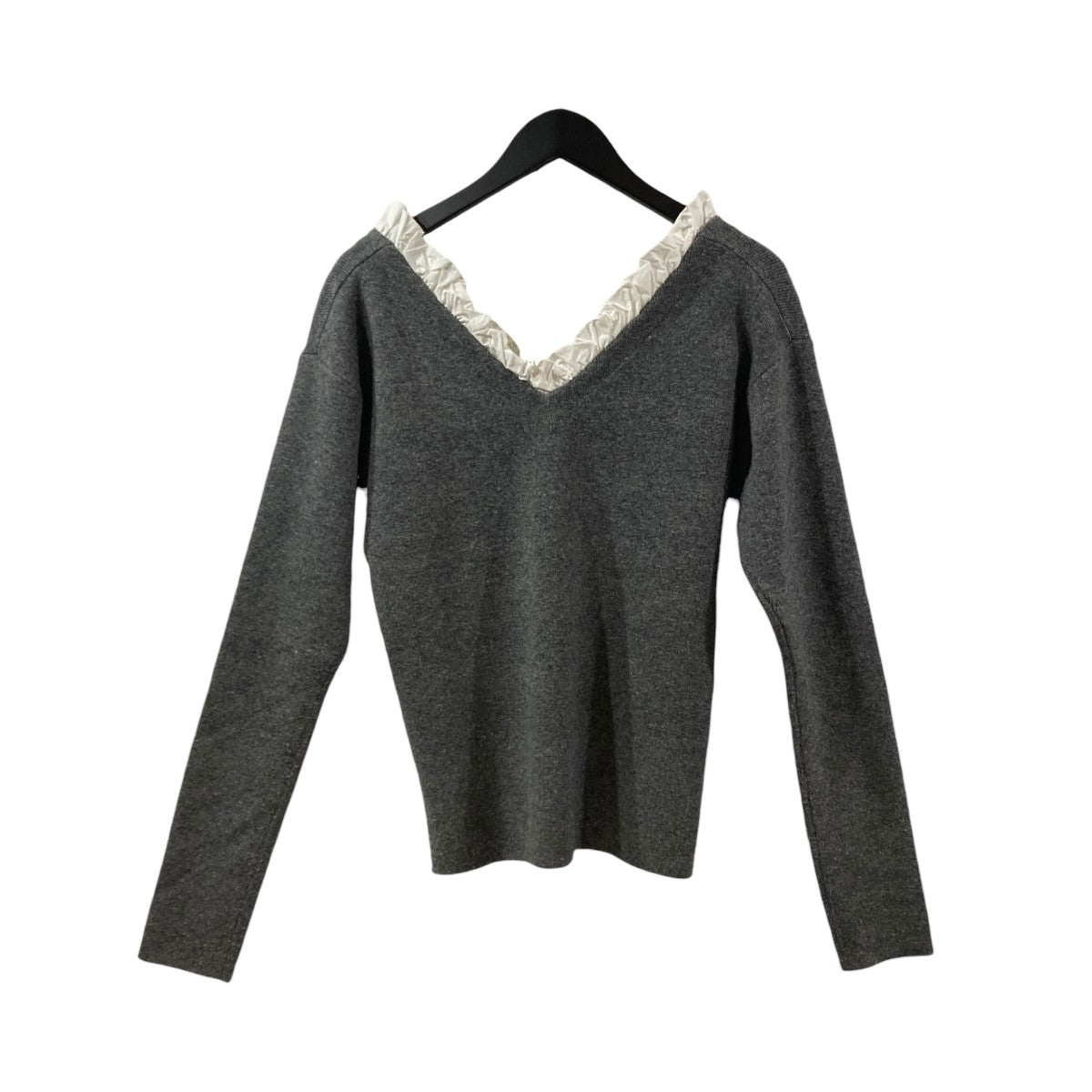 2WAY FRILL V NECK KNIT TOPSニット19106-2282