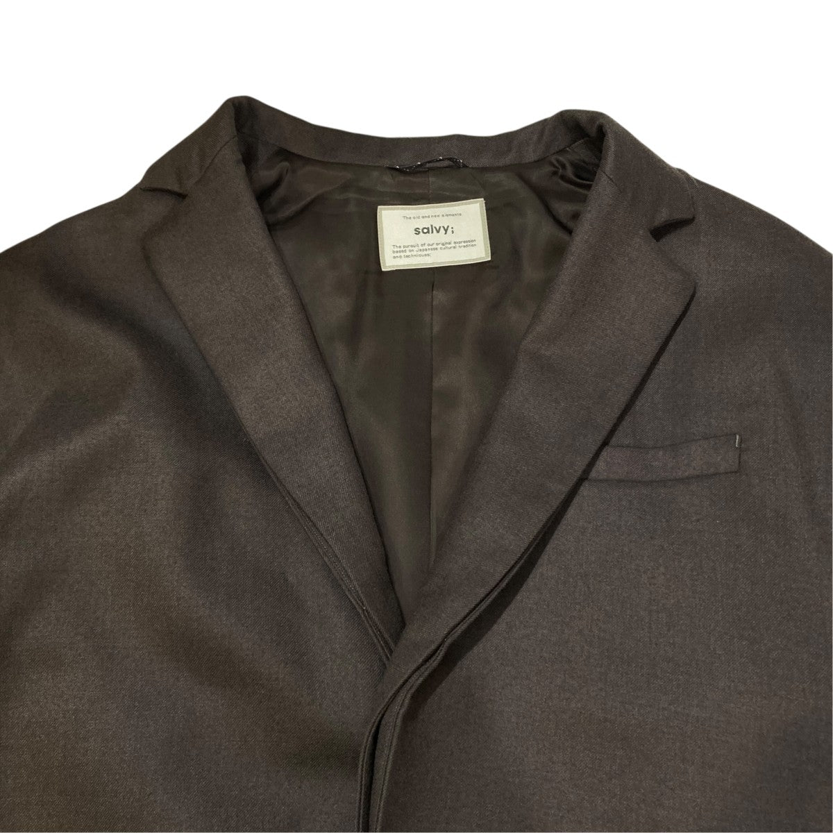 FINE WOOL DOUBLE CLOTH DOLMAN JACKETジャケットSV02-1716C
