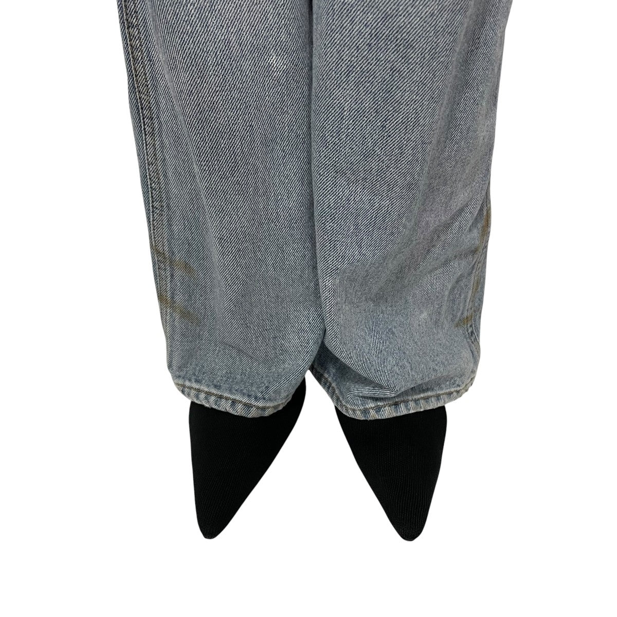 BALENCIAGA ダメージ加工ロングブーツ833570 古着・中古-3枚目のアイテム画像