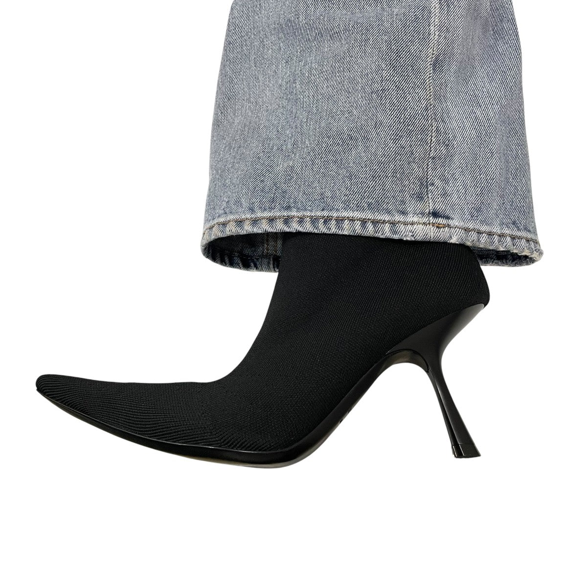 BALENCIAGA ダメージ加工ロングブーツ833570 古着・中古-5枚目のアイテム画像