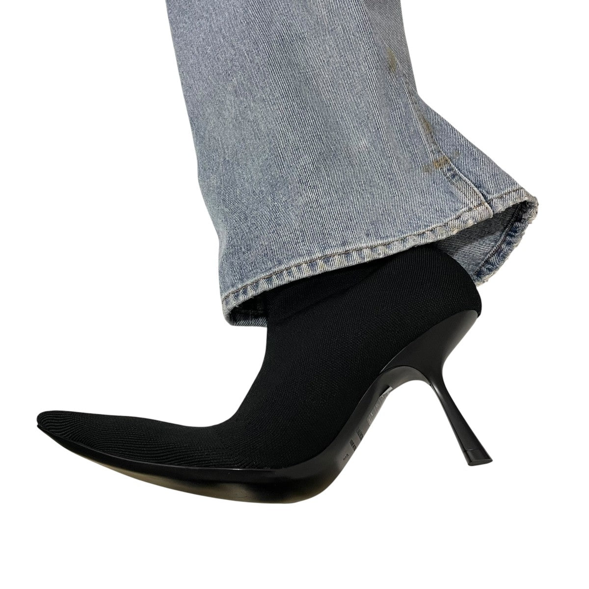 BALENCIAGA ダメージ加工ロングブーツ833570 古着・中古-6枚目のアイテム画像