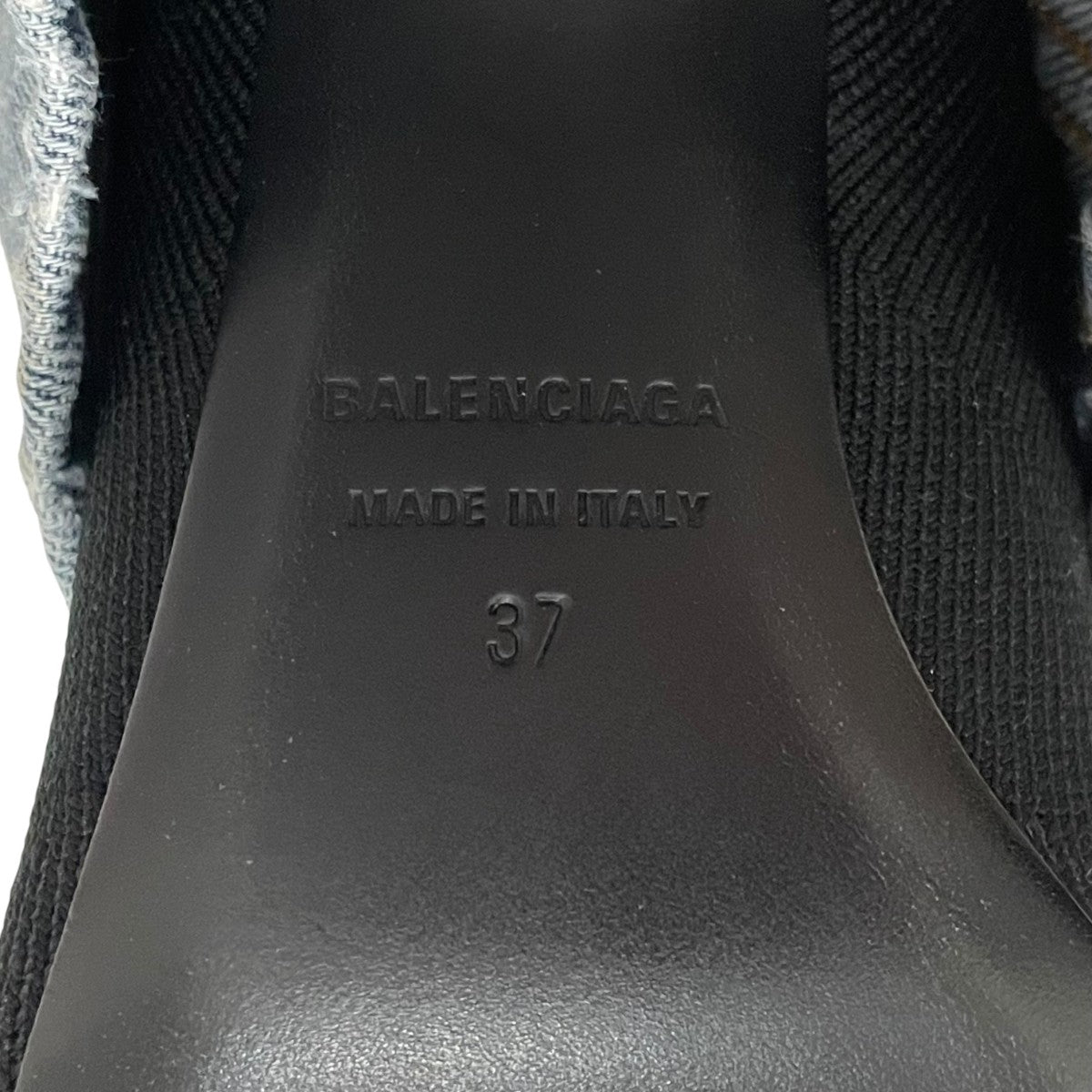 BALENCIAGA ダメージ加工ロングブーツ833570 古着・中古-8枚目のアイテム画像