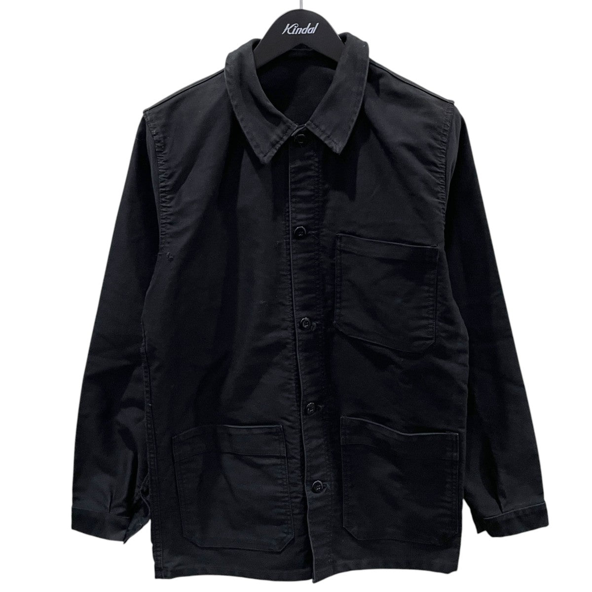 カバーオール French Black Moleskin Jacket フレンチ ブラックモールスキンジャケット