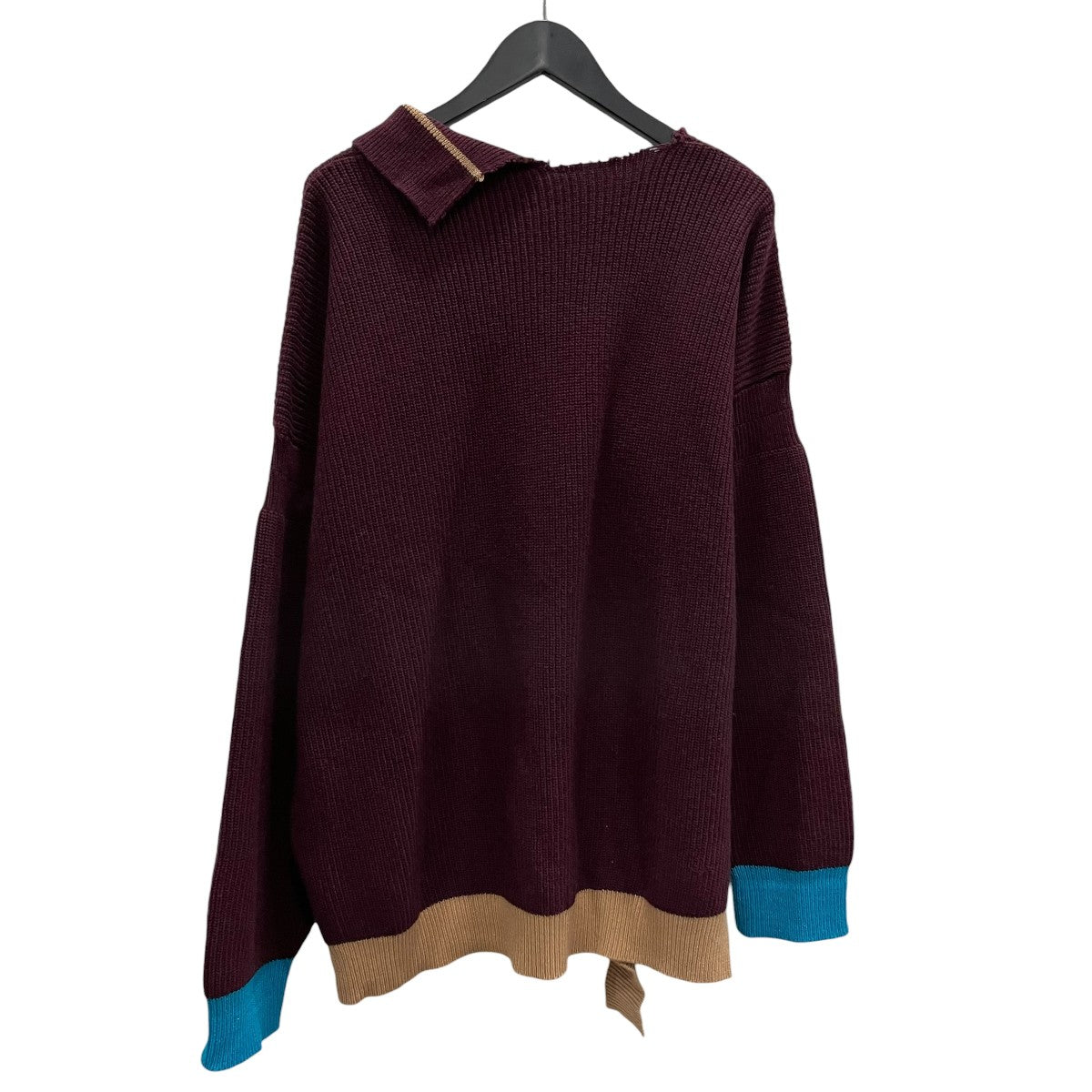 MARNI シェットランドウール長袖セーターGCMG0246Q2 古着・中古-3枚目のアイテム画像