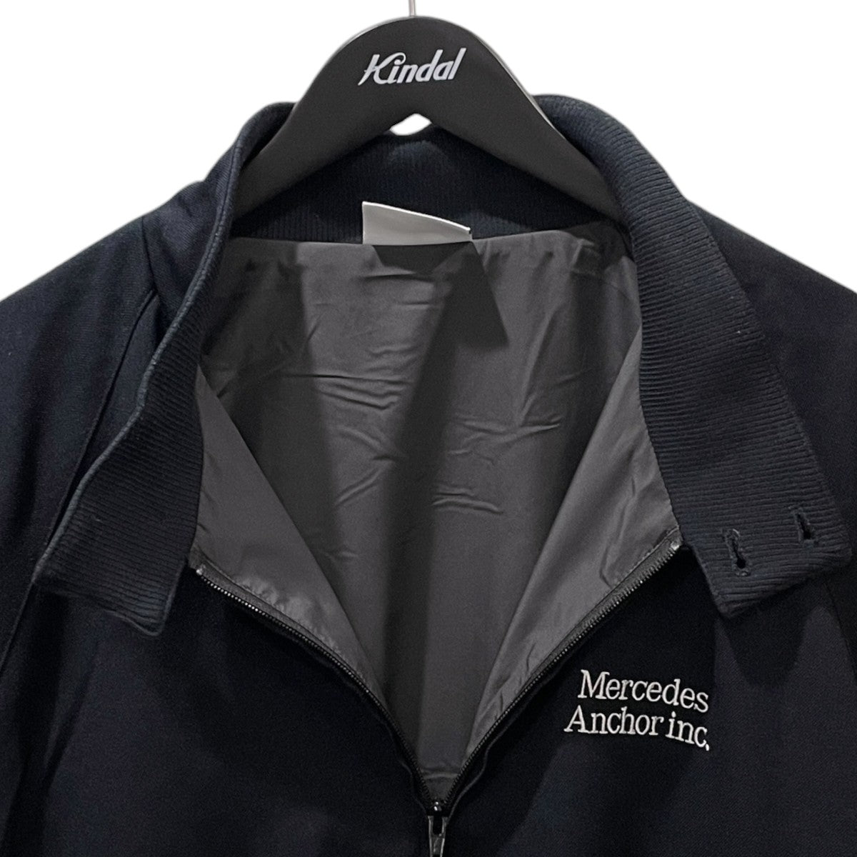 25AW ジップアップジャケット WORSTED TRACK BLOUSON ウーステッドトラックブルゾン ANCFW25OT09