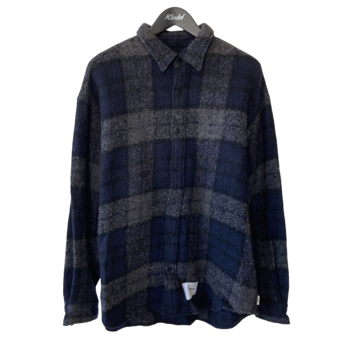 WTAPS TXT 02 LS WONY． TWEED． TEXTILE長袖シャツ252TQDT-SHM04 古着・中古-1枚目のアイテム画像
