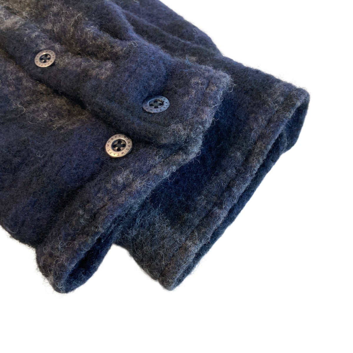 WTAPS TXT 02 LS WONY． TWEED． TEXTILE長袖シャツ252TQDT-SHM04 古着・中古-4枚目のアイテム画像