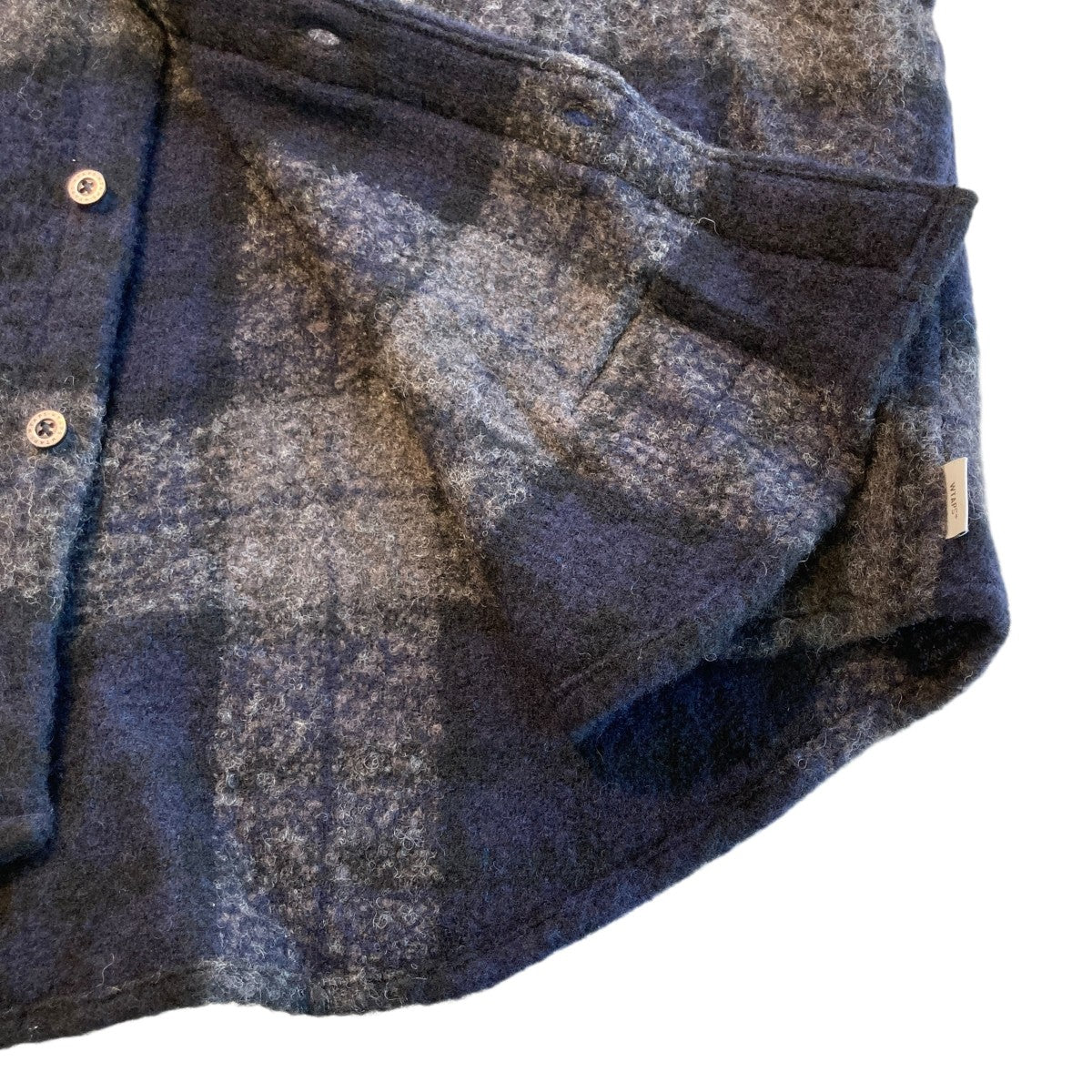 WTAPS TXT 02 LS WONY． TWEED． TEXTILE長袖シャツ252TQDT-SHM04 古着・中古-5枚目のアイテム画像