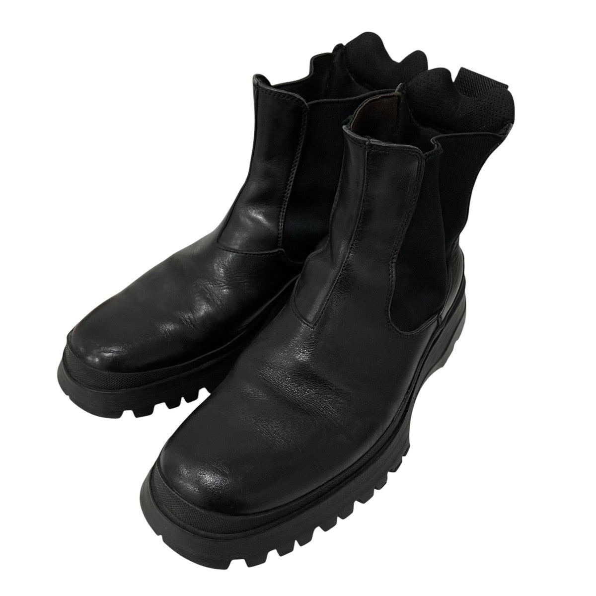 PRADA 編み上げブーツ3T 0396 古着・中古-1枚目のアイテム画像
