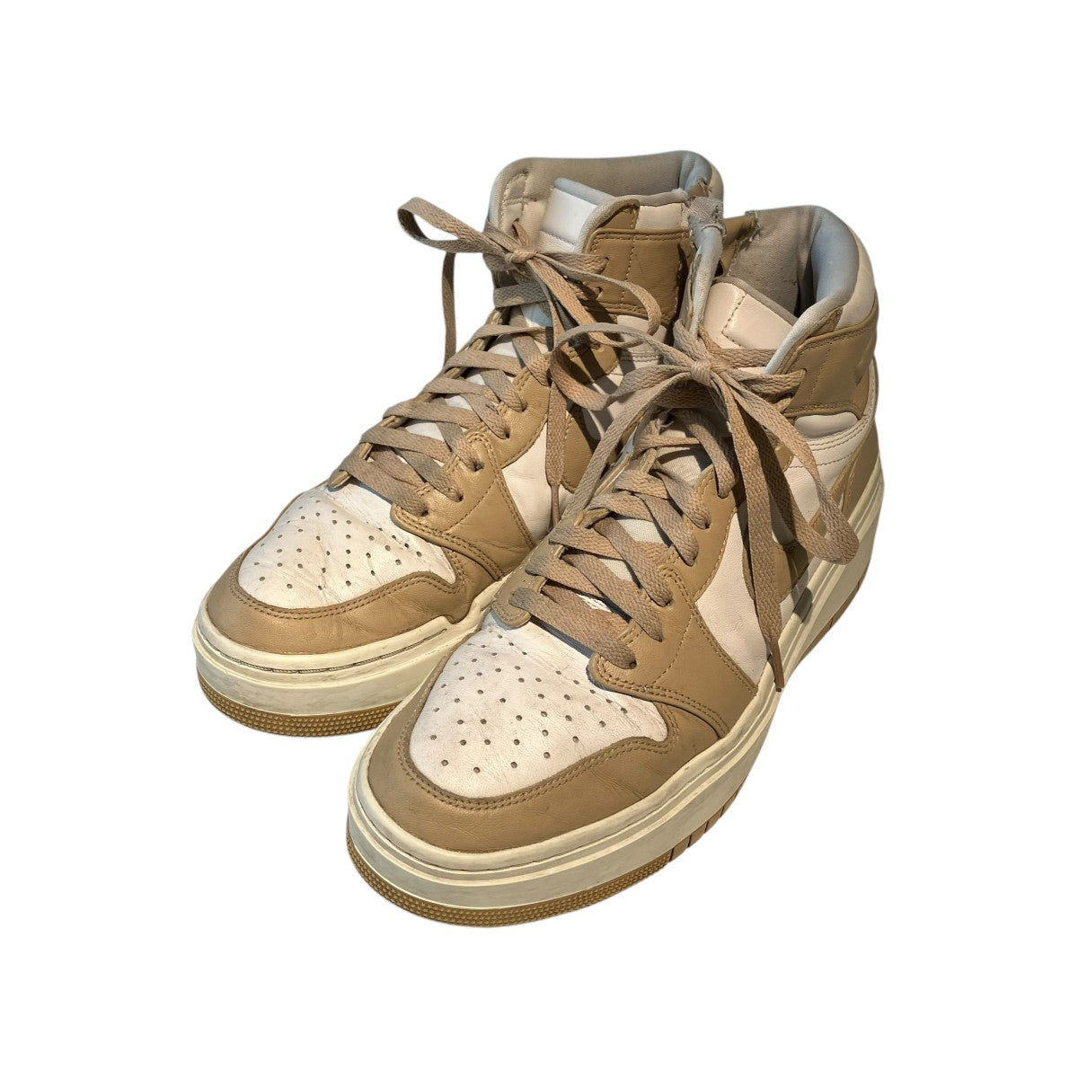NIKE Air Jordan 1 High Elevate Vachetta TanハイカットスニーカーDN3253-121 古着・中古-1枚目のアイテム画像