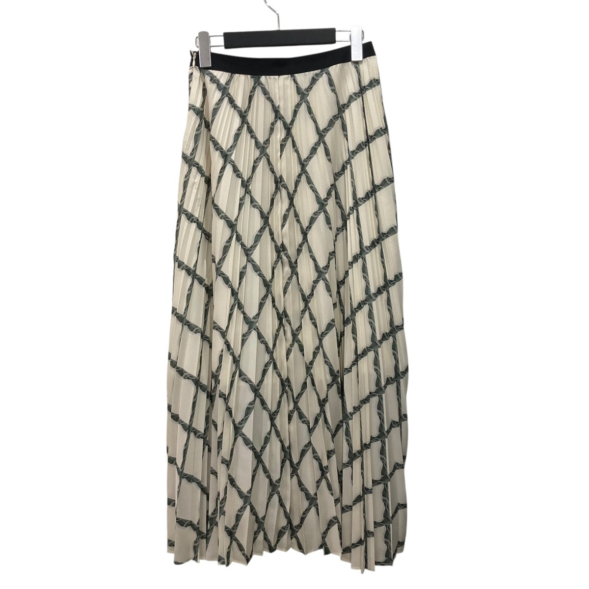 IRENE Stairs Checked Print Skirtロングスカート25A87004 古着・中古-2枚目のアイテム画像