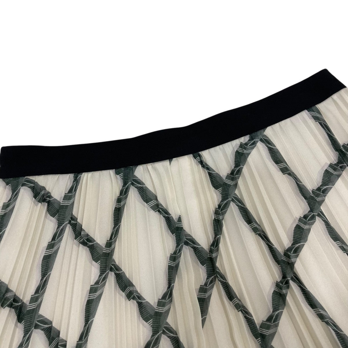 IRENE Stairs Checked Print Skirtロングスカート25A87004 古着・中古-4枚目のアイテム画像