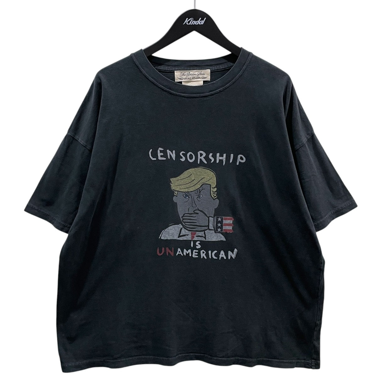 REMI RELIEF 24SS プリントTシャツ HARD SP加工 20／-天竺 BIGサイズT（CENSORSHIP） RN29373181 古着・中古-1枚目のアイテム画像
