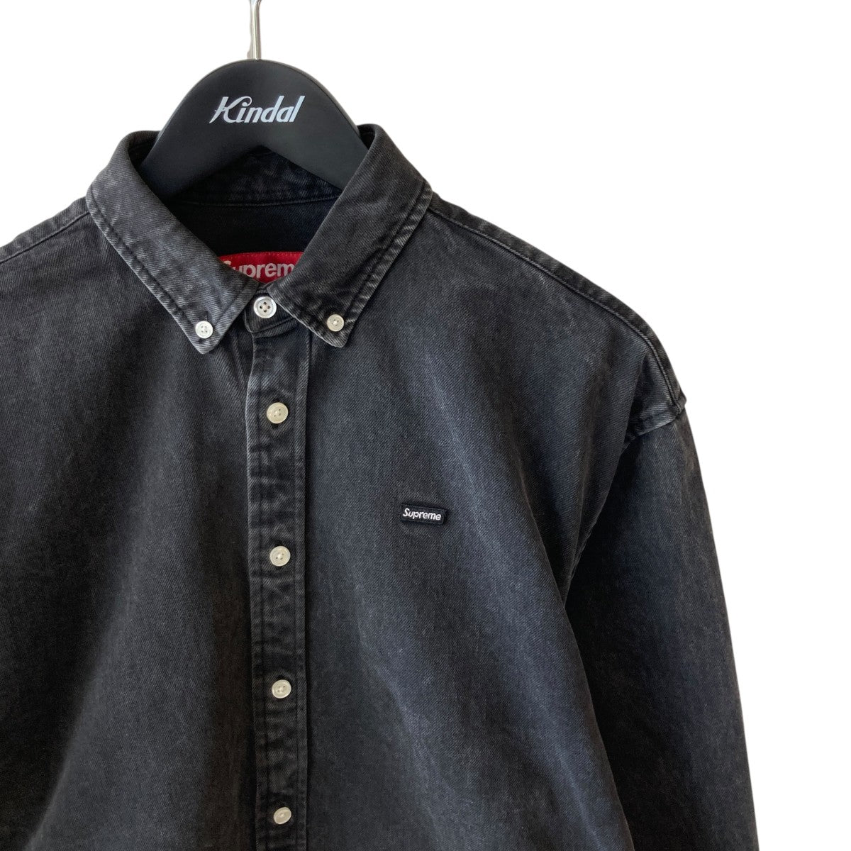 Supreme 25SSsmall box logoデニムシャツ 古着・中古-3枚目のアイテム画像