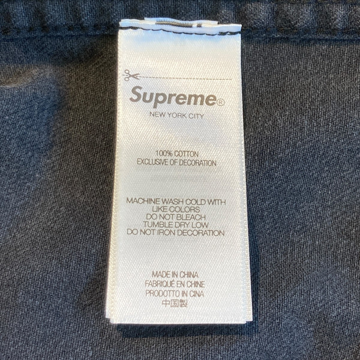 Supreme 25SSsmall box logoデニムシャツ 古着・中古-6枚目のアイテム画像