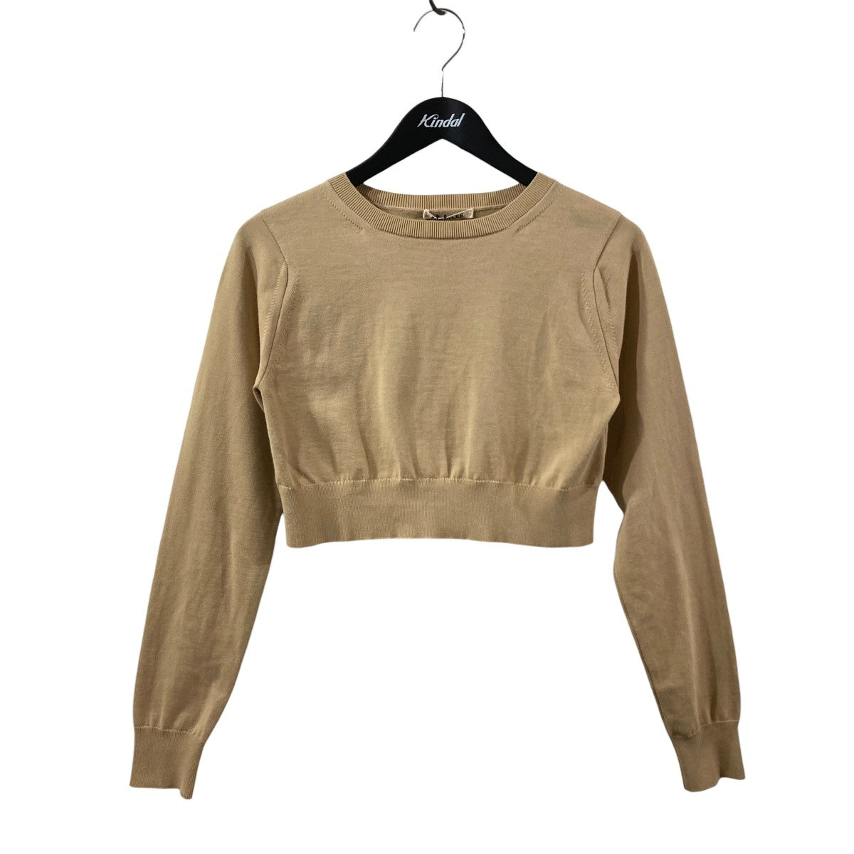 AURALEE SUPER HIGH GAUGE COTTON KNITニットA23SP05PD 古着・中古-1枚目のアイテム画像