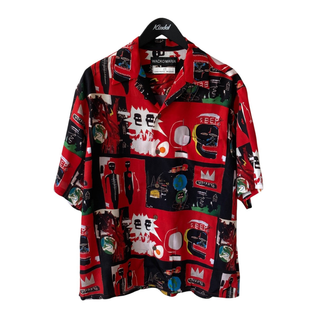 WACKO MARIA 26SSJEAN-MICHEL BASQUIAT半袖シャツBASQUIAT-WM-HI26 古着・中古-1枚目のアイテム画像